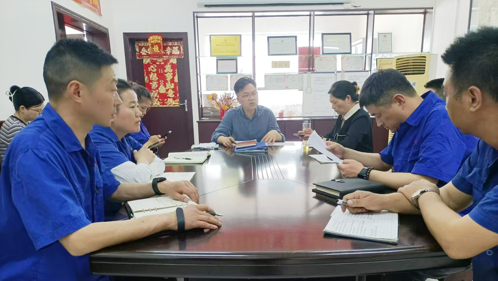 Si Dafeng Mingyue Bearing Bush Co Ltd ay gaganapin ang ikalimang buwanang pulong sa trabaho para sa 2025